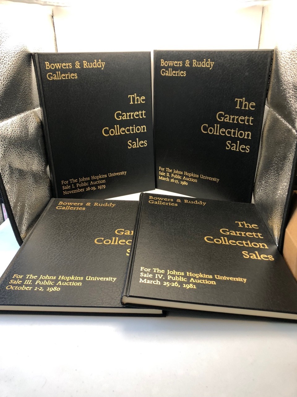 The Garrett Collection Sales Books John Hopkins University Sale 1-4 Set “NOS”