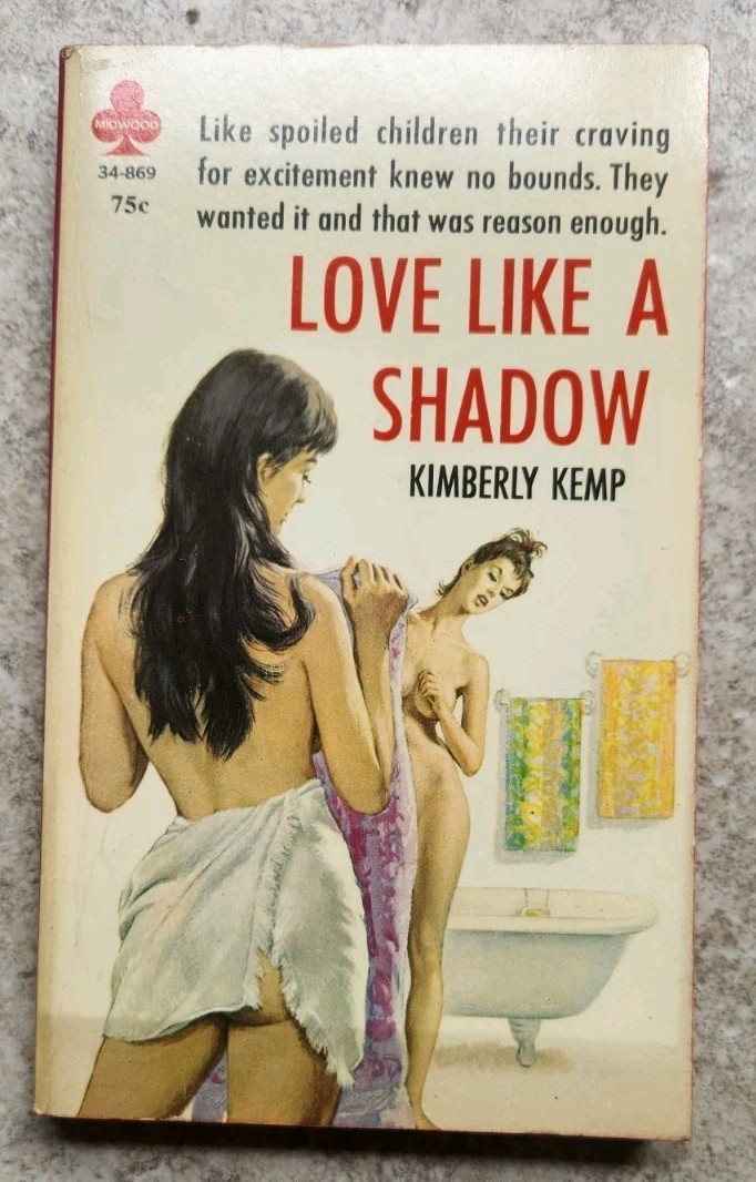 Love Like a Shadow Kimberly Kemp 1967 Midwood 34-869 Vintage Lesbian Sleaze. FN