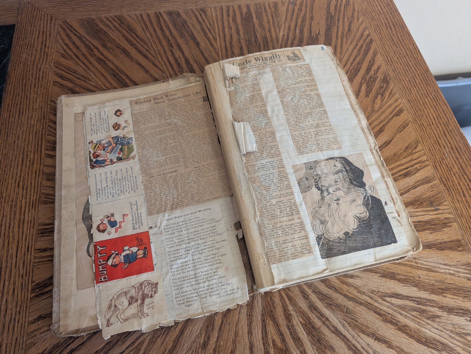One of a kind! Uncle Wiggly 1910’s, 1920’s – 200 Pages of Newspaper clippings