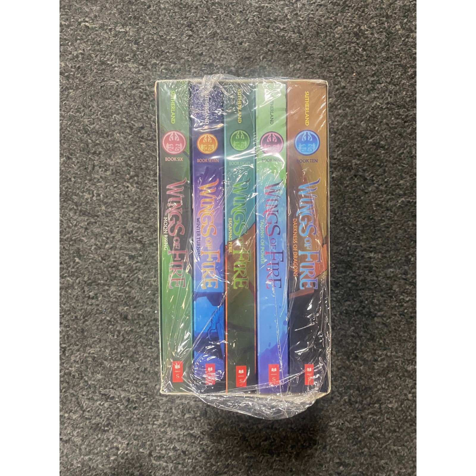 Wings of Fire Sealed Box Book Set, The Jade Mountain Prophecy (Books 6-10)