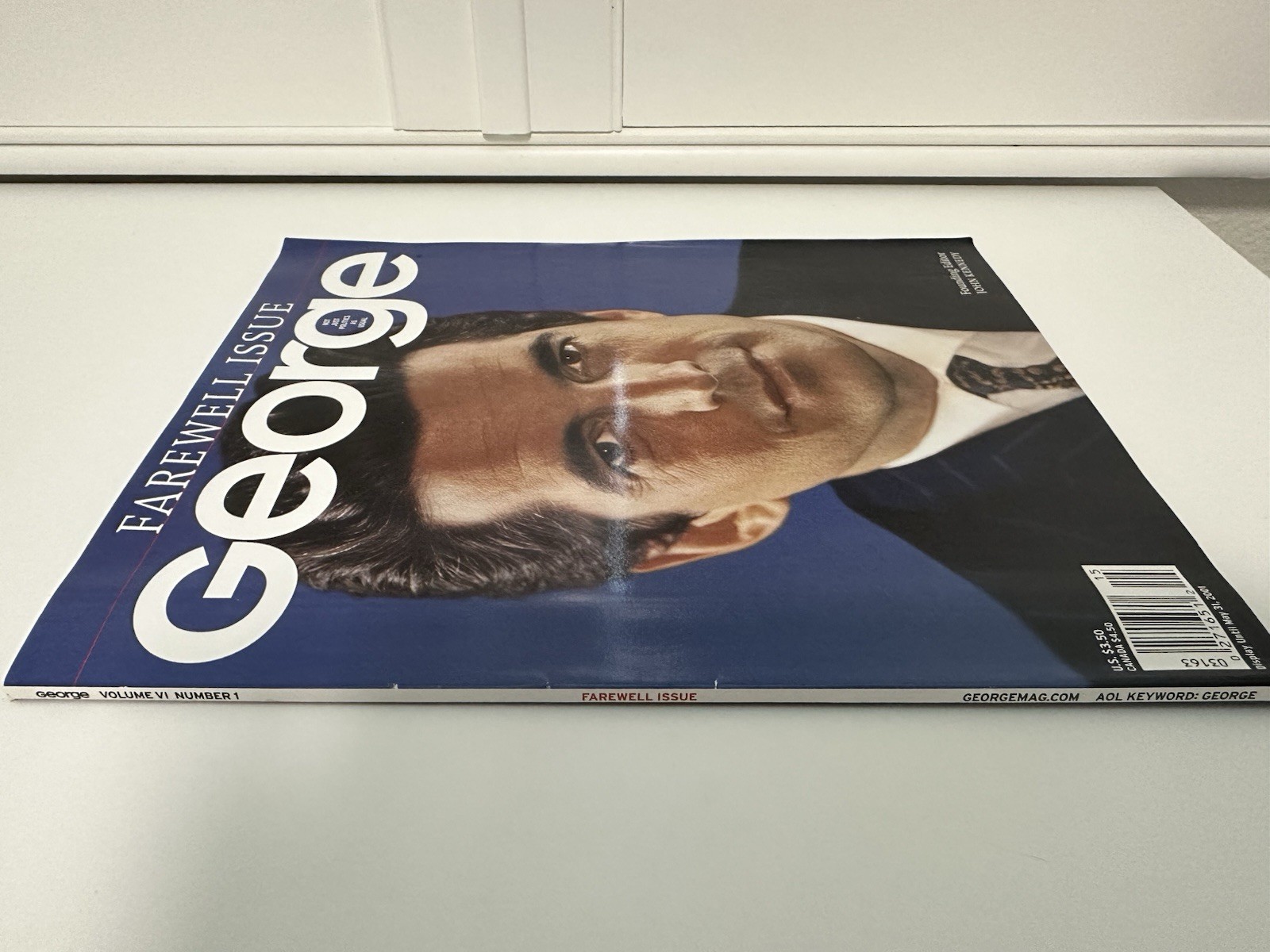 George Magazine – John F. Kennedy Jr Farewell Issue 2001 – Like New