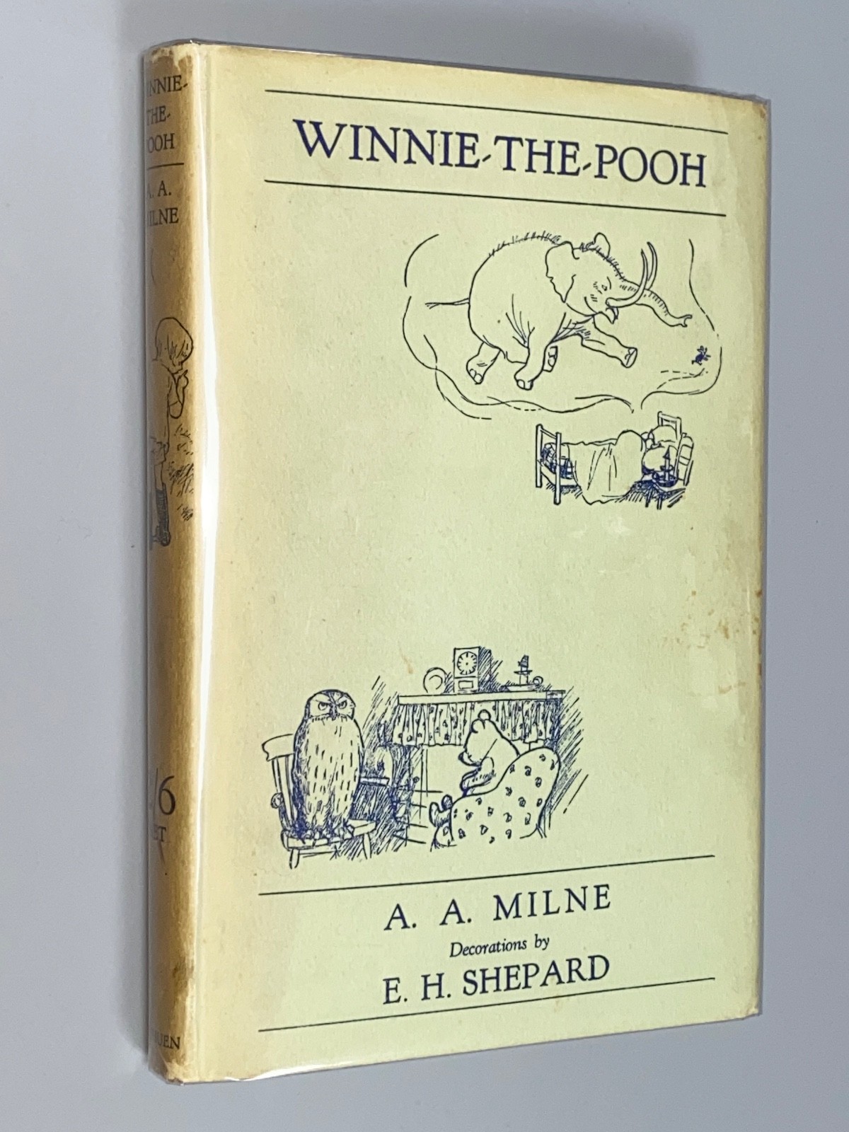 WINNIE-THE-POOH – A.A Milne [136] Illustrated Ernest H. Shepard with dust jacket