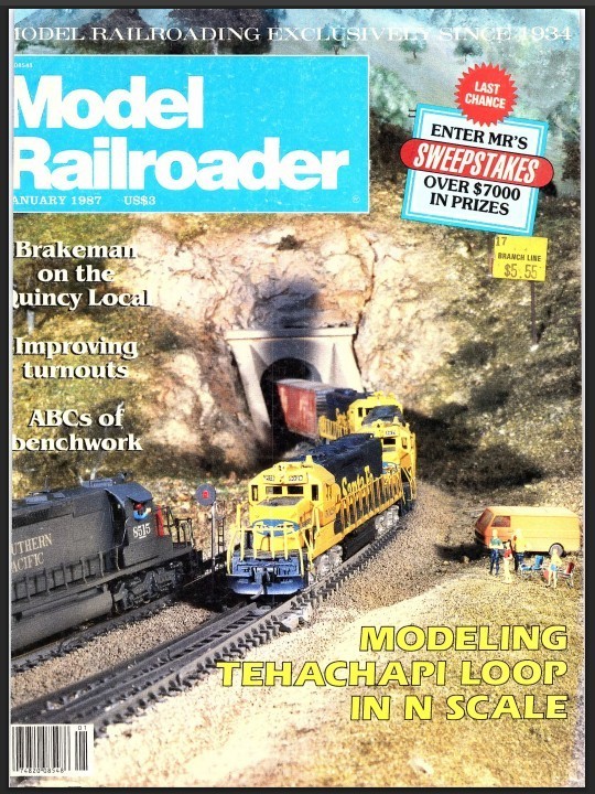 MODEL RAILROADER MAGAZINE 182 Unique Issue Collection On USB Flash Drive
