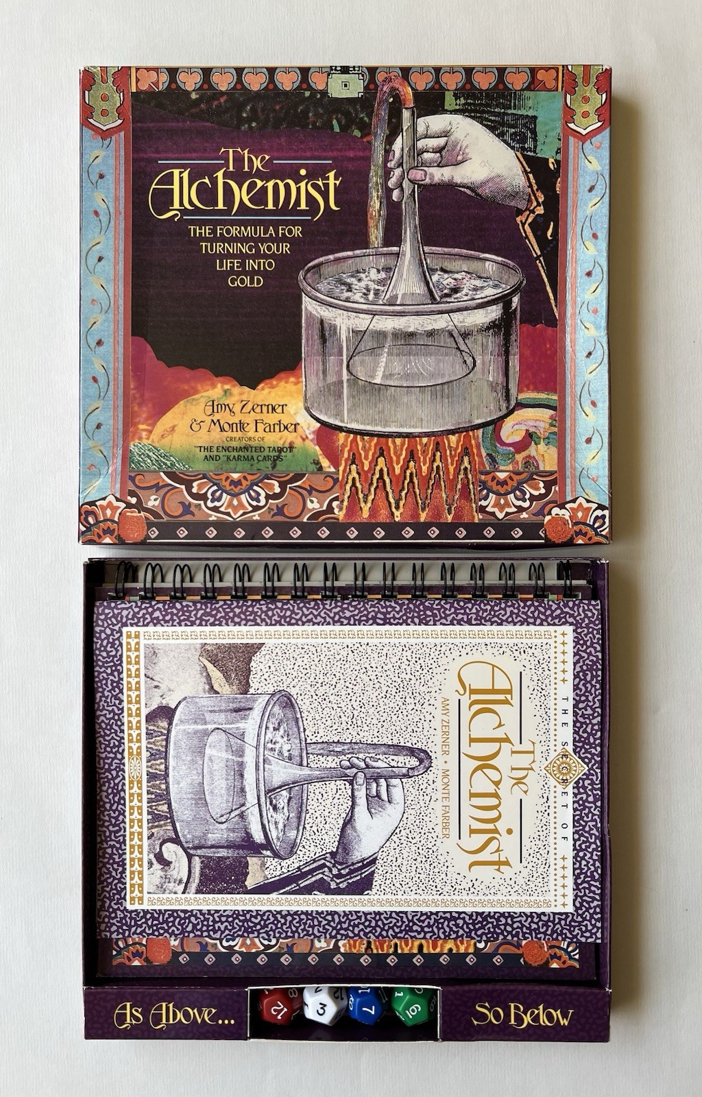 The Alchemist Amy Zerner Monte Farber Complete Boxed Set Book Dice 1st Ed