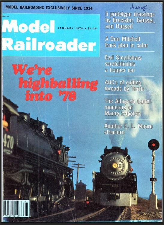 MODEL RAILROADER MAGAZINE 182 Unique Issue Collection On USB Flash Drive