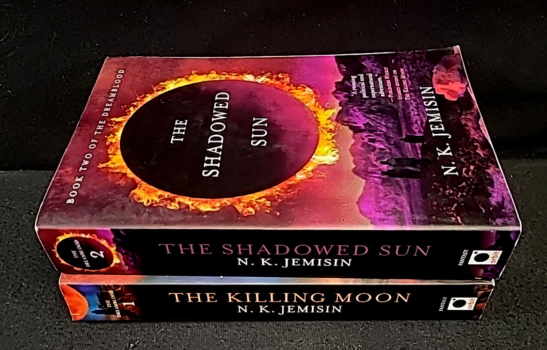 Dreamblood Duology The Killing Moon The Shadowed Sun N. K. Jemisin Lot of 2 book