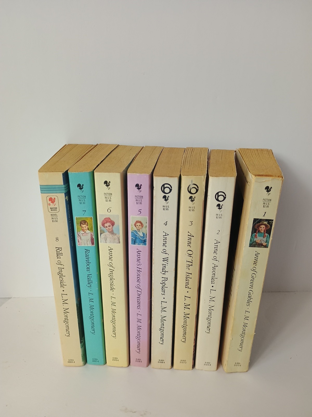 Lot Of 8 Anne Of Green Gables Series L.M. Montgomery Paperback