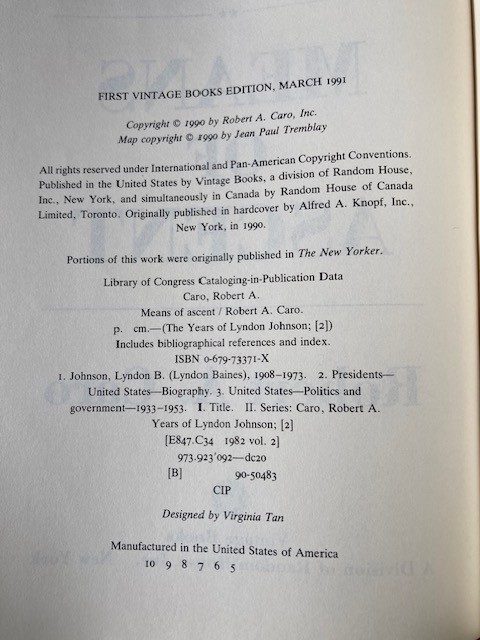 The Years of Lyndon Johnson Complete 4 Vol. PB Set Robert A. Caro Very Good