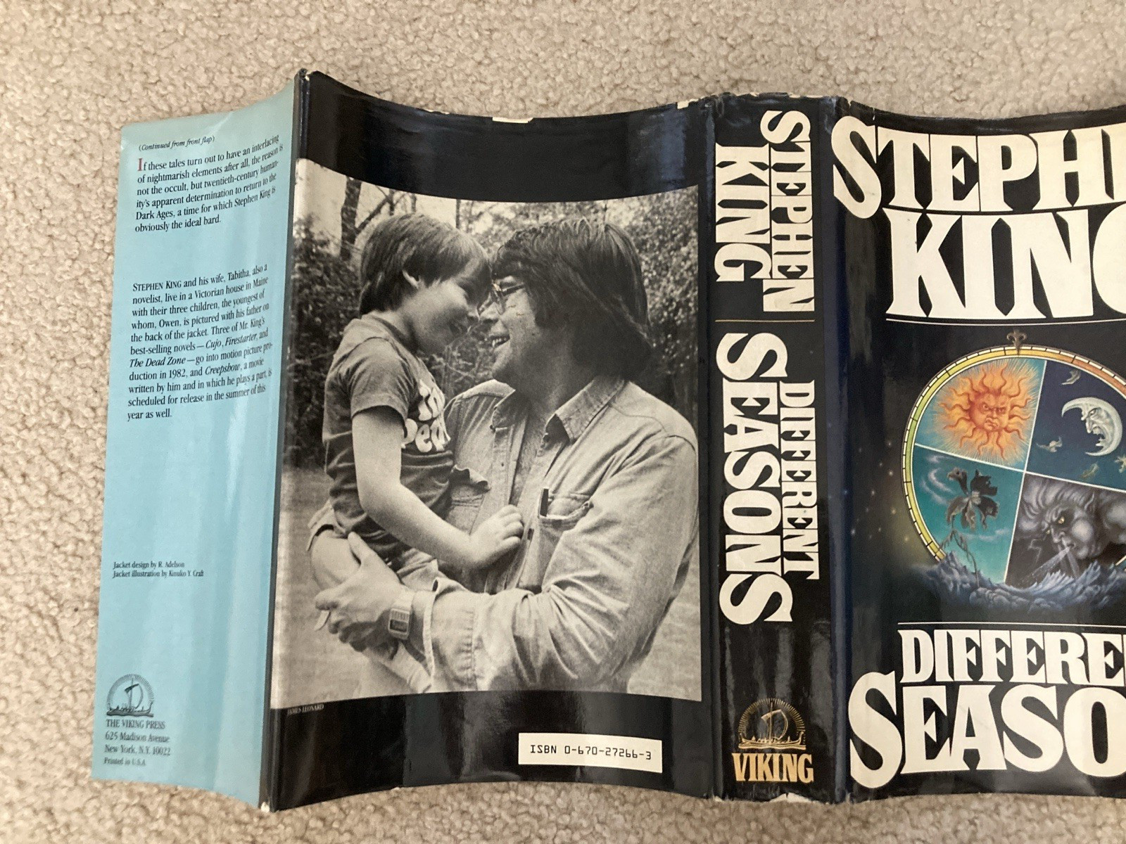 Stephen King – Different Seasons (1982 Viking Press) 1st Edition/1st Printing HC