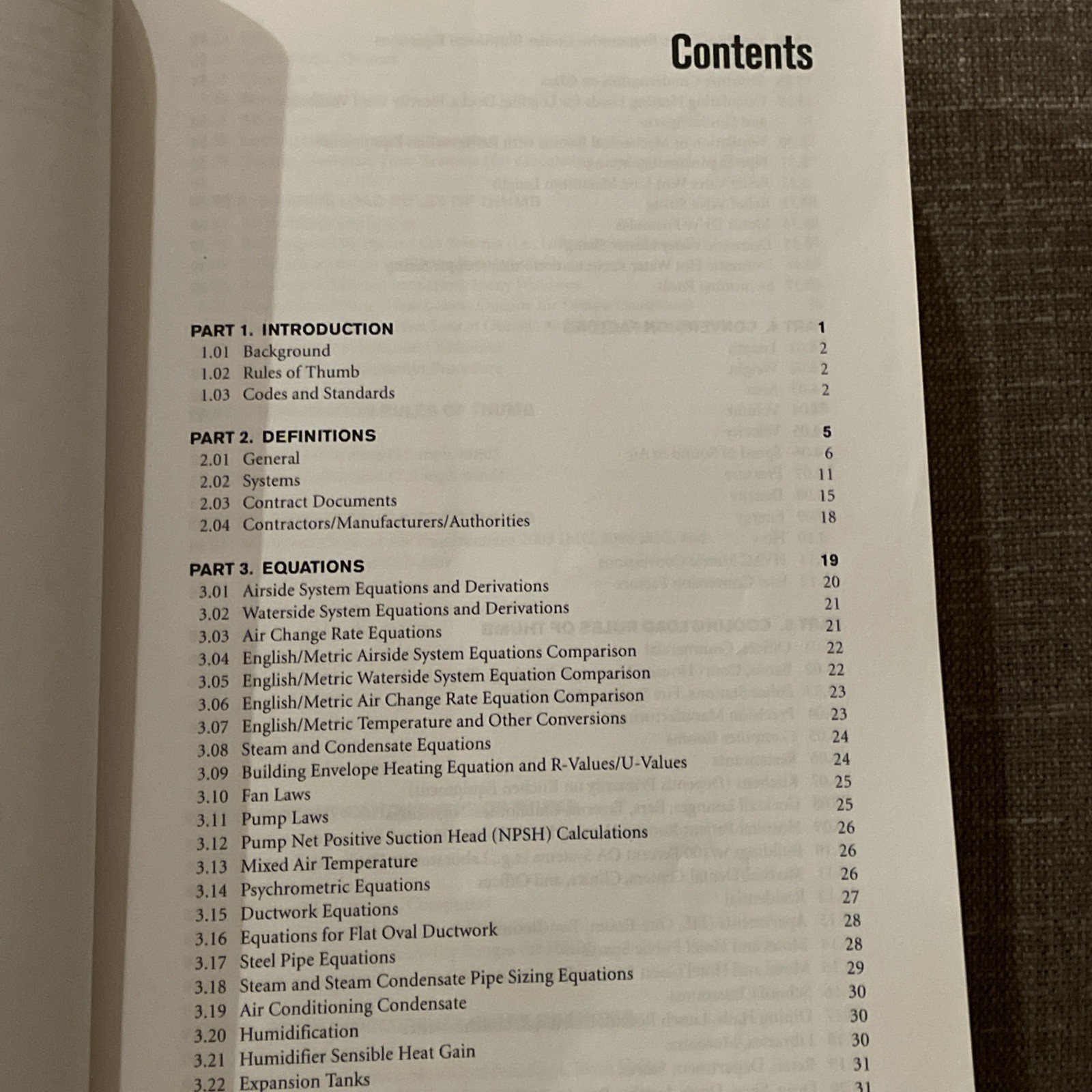 HVAC Equations Data and Rules of Thumb Second Edition Arthur Bell Jr PB