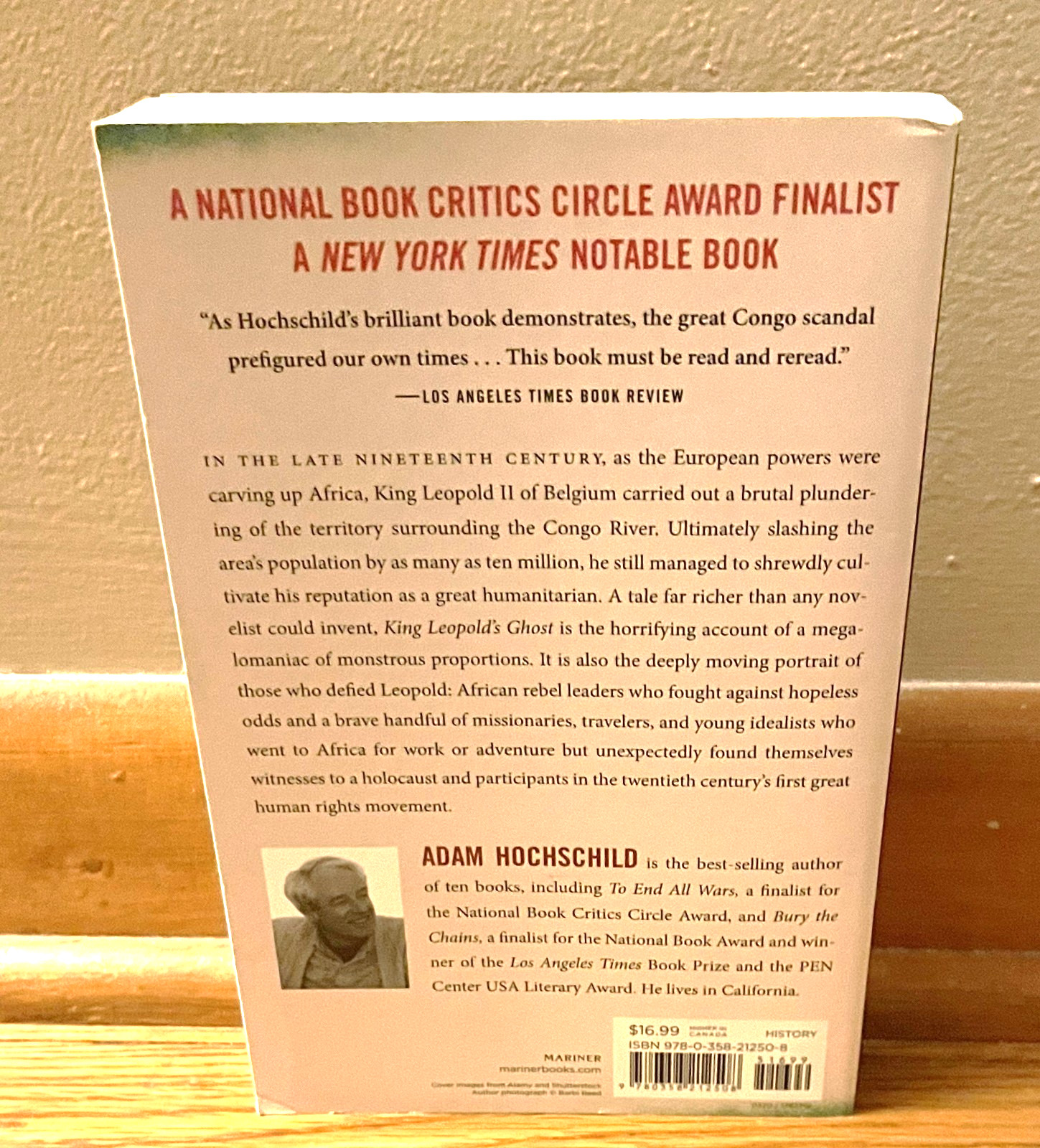 KING LEOPOLD’S GHOST-Greed, Terror, Heroism-Colonial Africa-Hochschild-NEW 2nd!