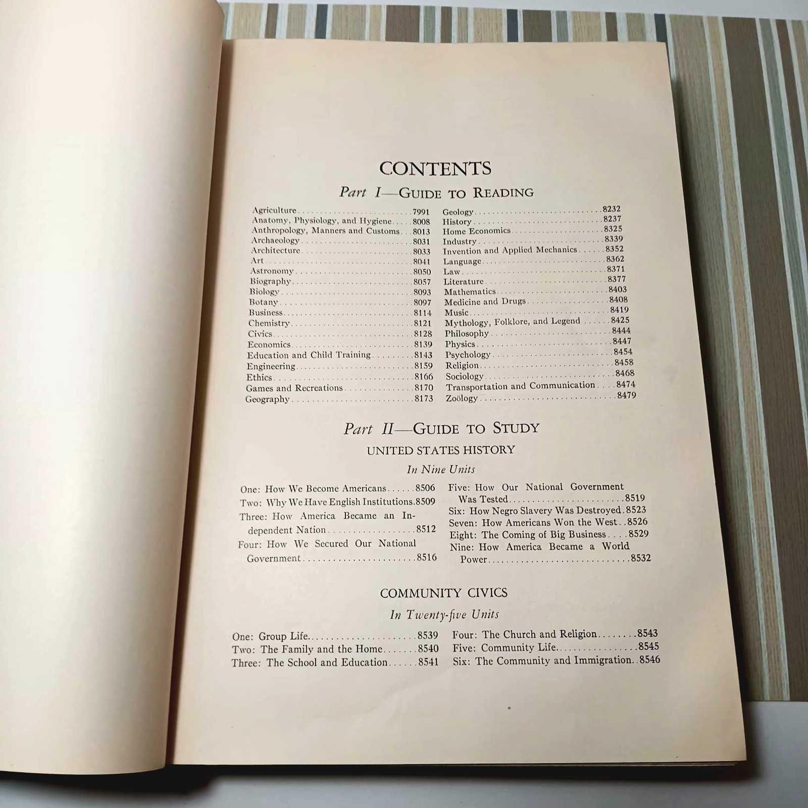 Antique 1930 World Book Encyclopedia Set Volumes 1-12 & Guide Leather Marbled