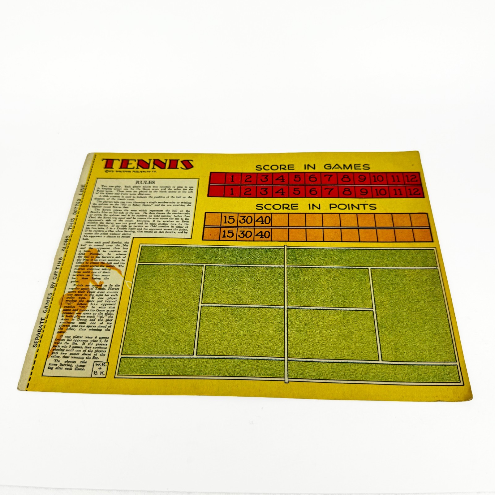 Ready to Play Games 1931 Whitman Publishing Vintage