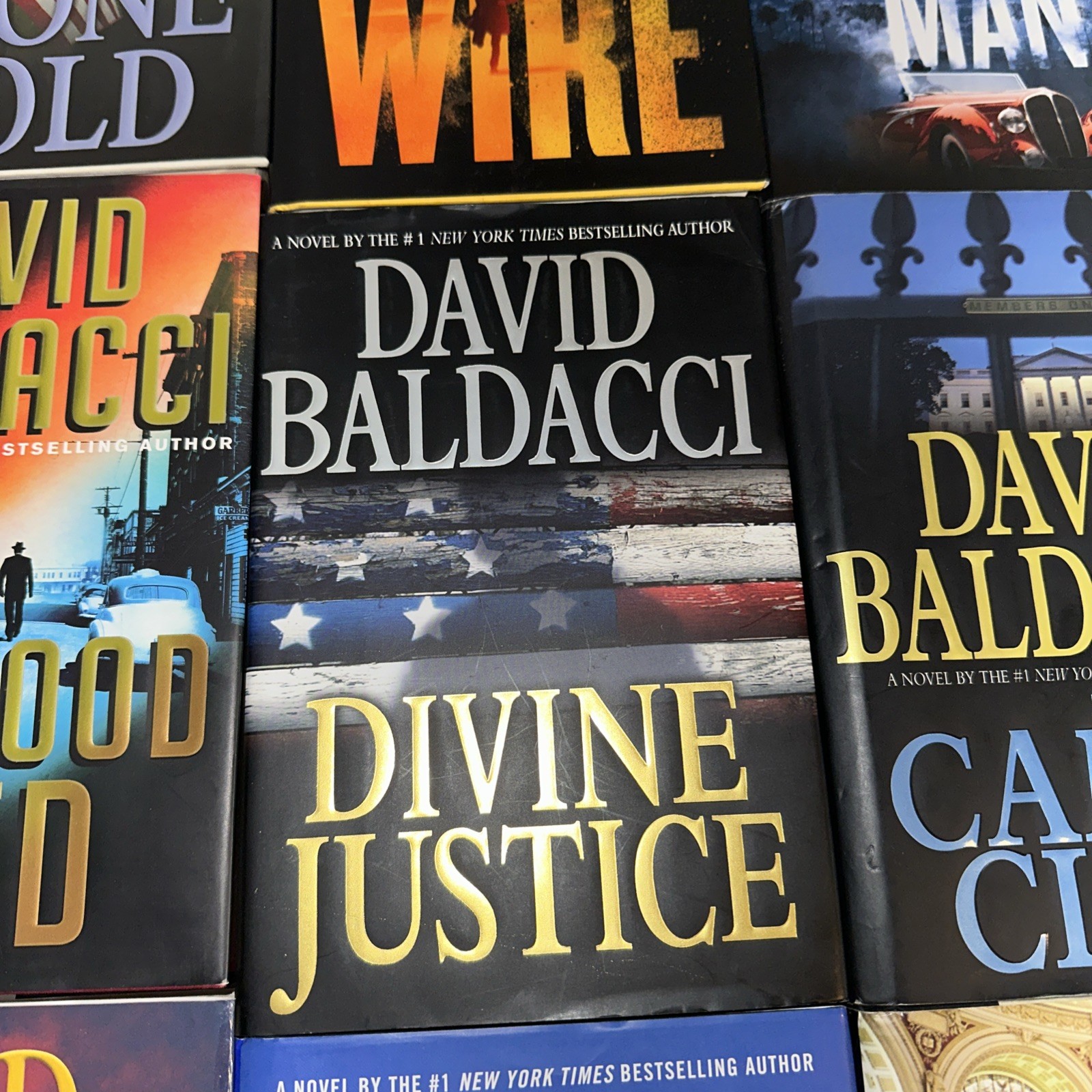 David Baldacci Thrillers / Lot Of 9 Hardcovers/DJ All First Editions