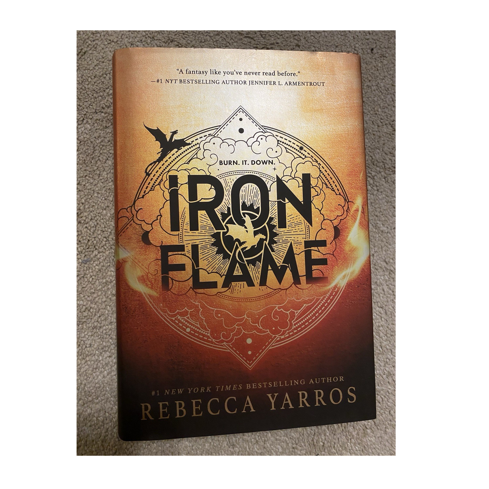 Iron Flame by Rebecca Yarros Hardcover Fantasy The Empyrean Ser.