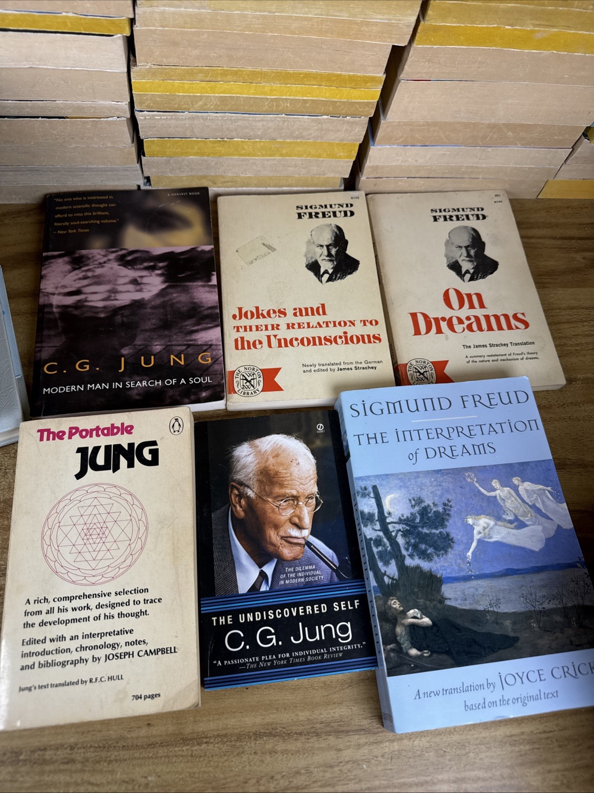 Lot Of 8 Carl C.G. Jung sigmund Freud Archetype Unconscious Psychology Paperback