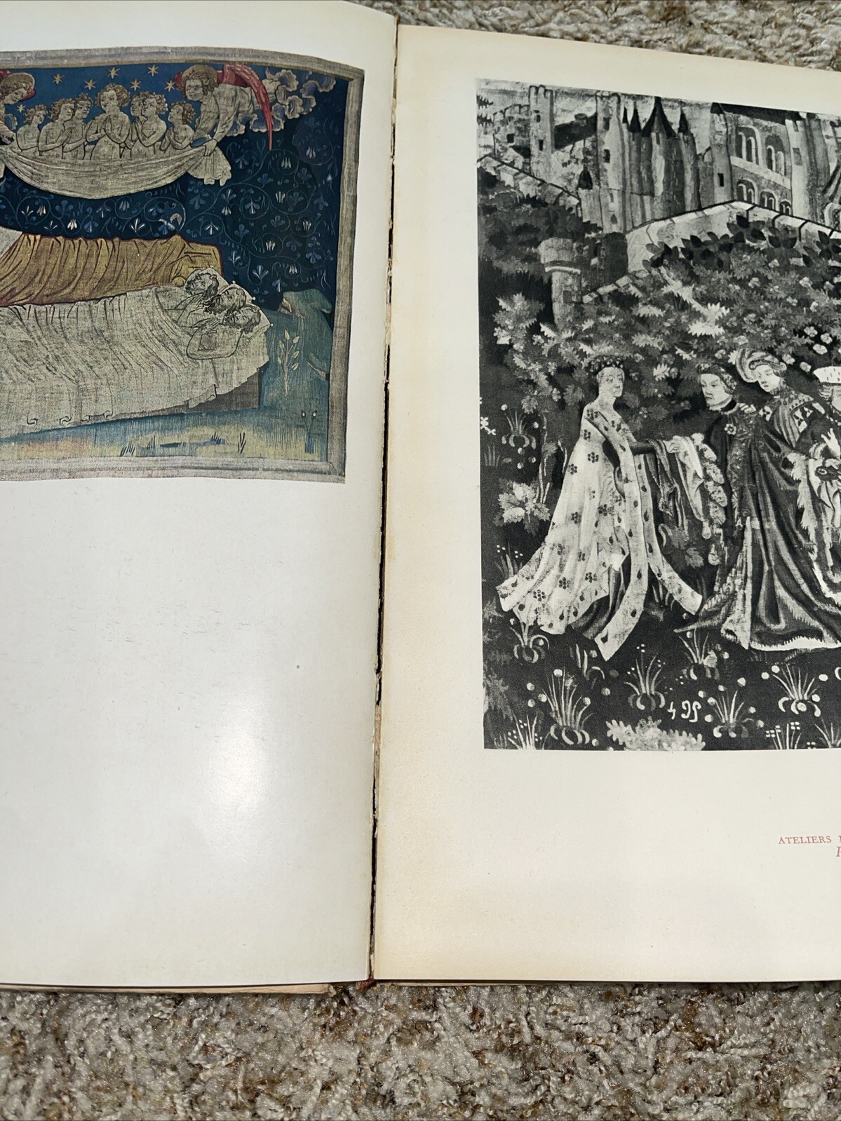 Muraille et laine tapisserie francaise planches couleurs Tisné 1946