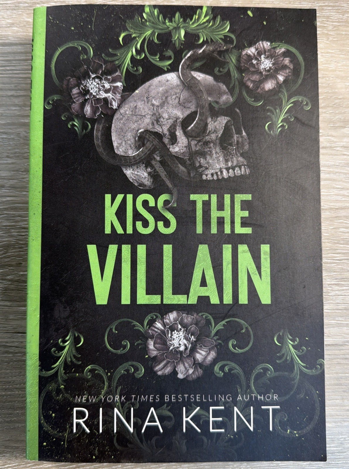 Kiss the Villain by Rina Kent Paperback Romance Crime Suspense Novel