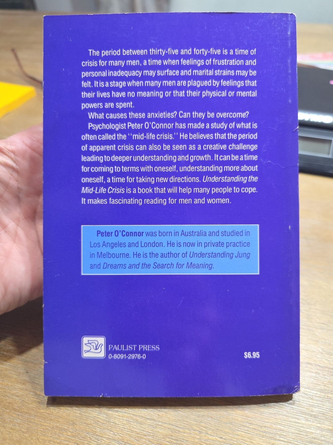Understanding the Mid-Life Crisis by Peter O’Connor (1988, Trade Paperback)