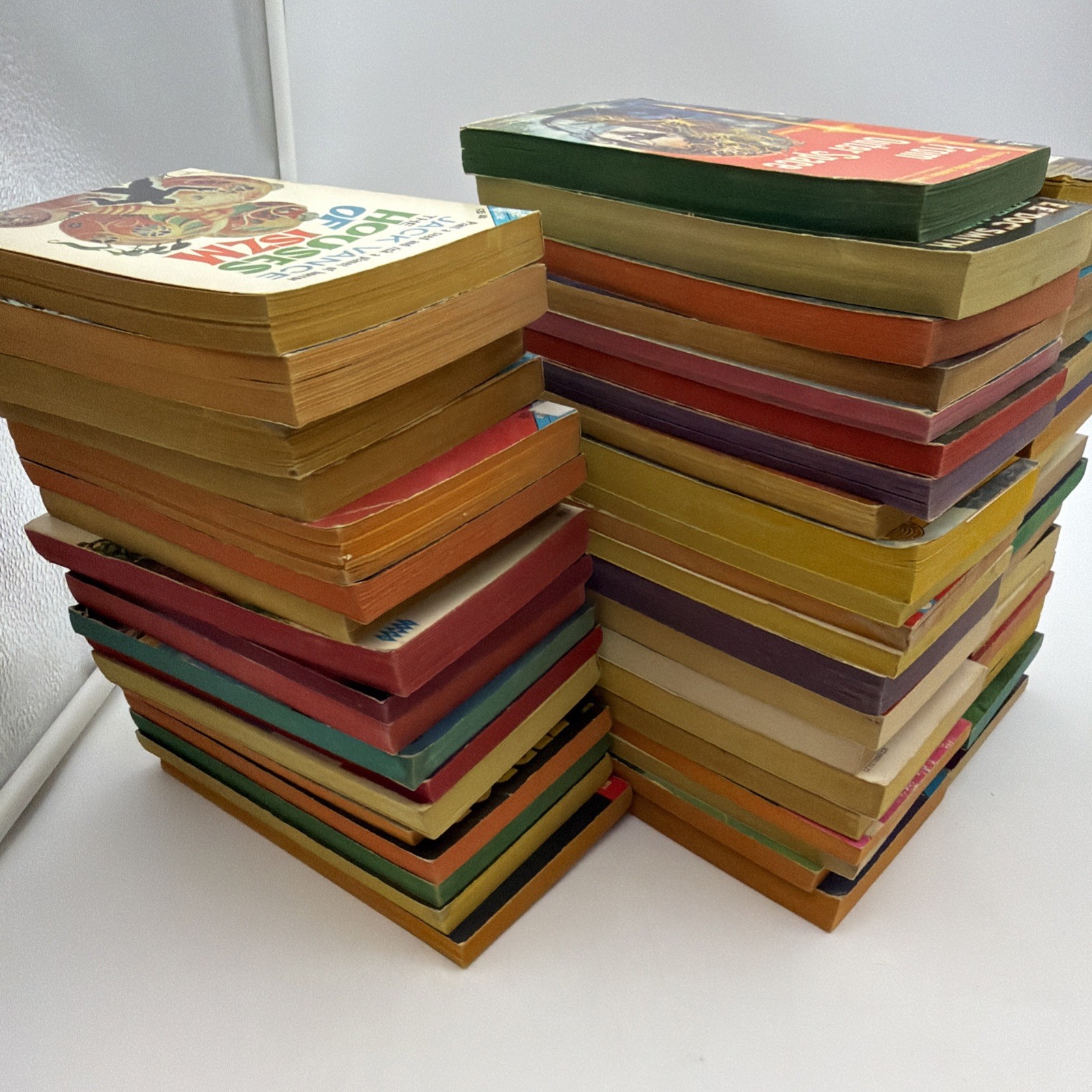 Lot of 60 Used Vintage Science Fiction Paperbacks 50s 60s 70s Great Condition