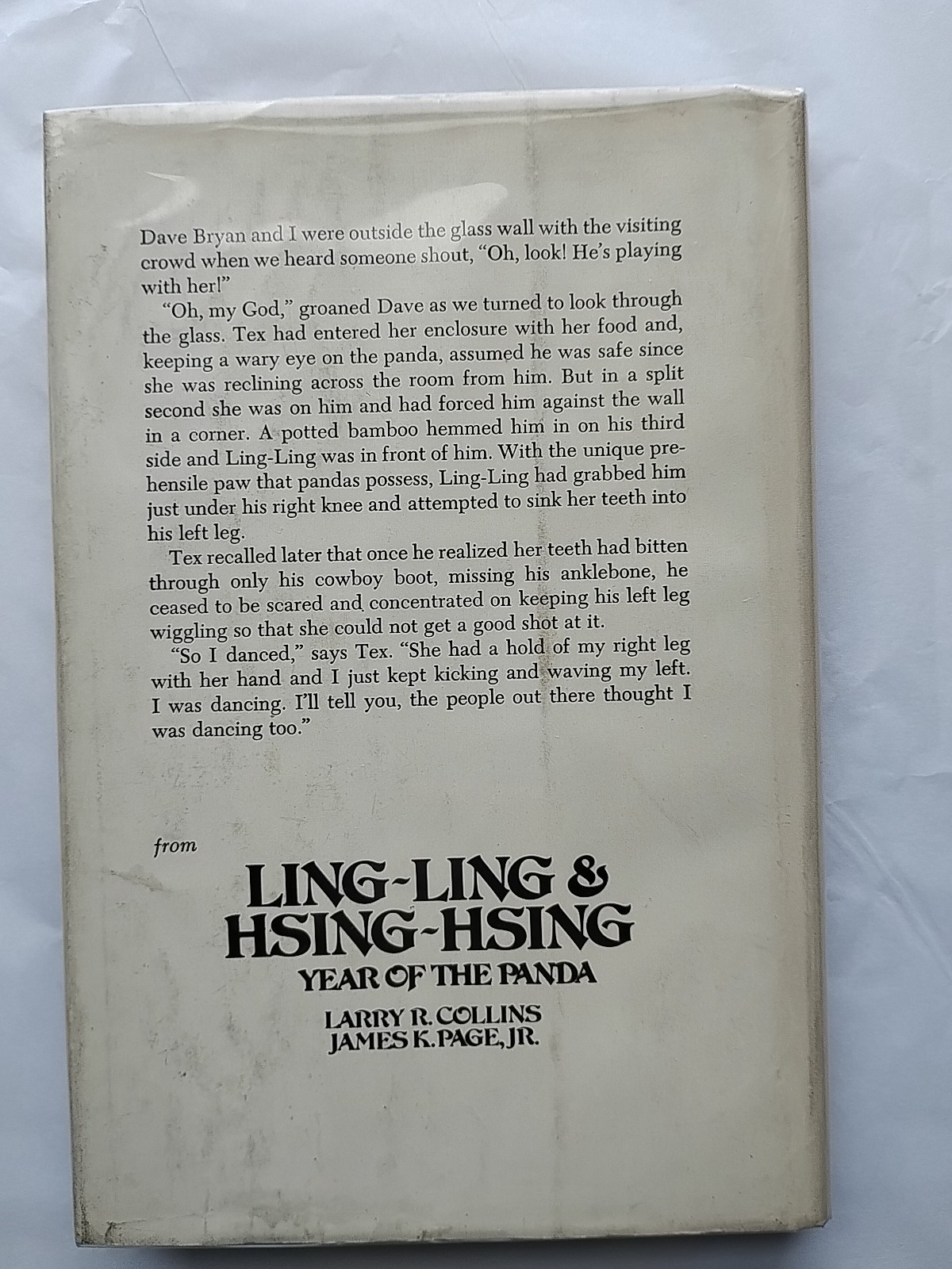 Ling-Ling and Hsing-Hsing : Year of the Panda Collins & Page Jr. 1st Ed (371)