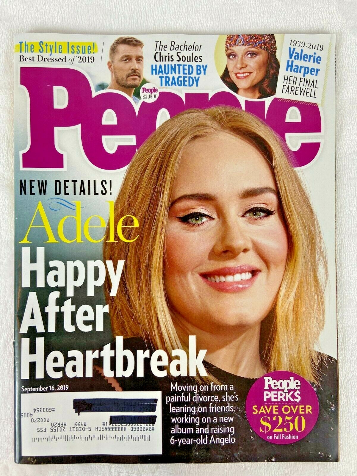 PEOPLE Magazine – September 16, 2019 / Adele, Happy After Heartbreak / 116 Pages