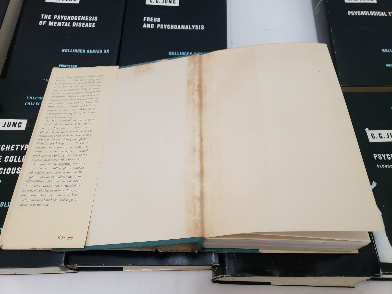Collected Works of C.G. Jung – Partial Vintage Set Volumes 2 thru 17 — READ