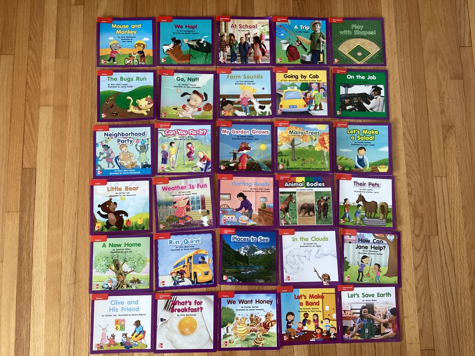 MCGRAW HILL WONDERS LEVELED READERS / GRADE-K / ELL / 30 BOOKS