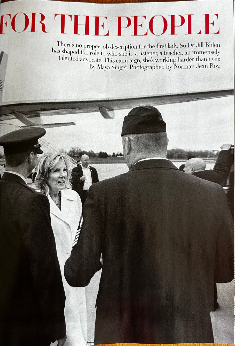 VOGUE August 2024 Jill Biden Elsa Peretti Louise Trotter Deauville 116 pages