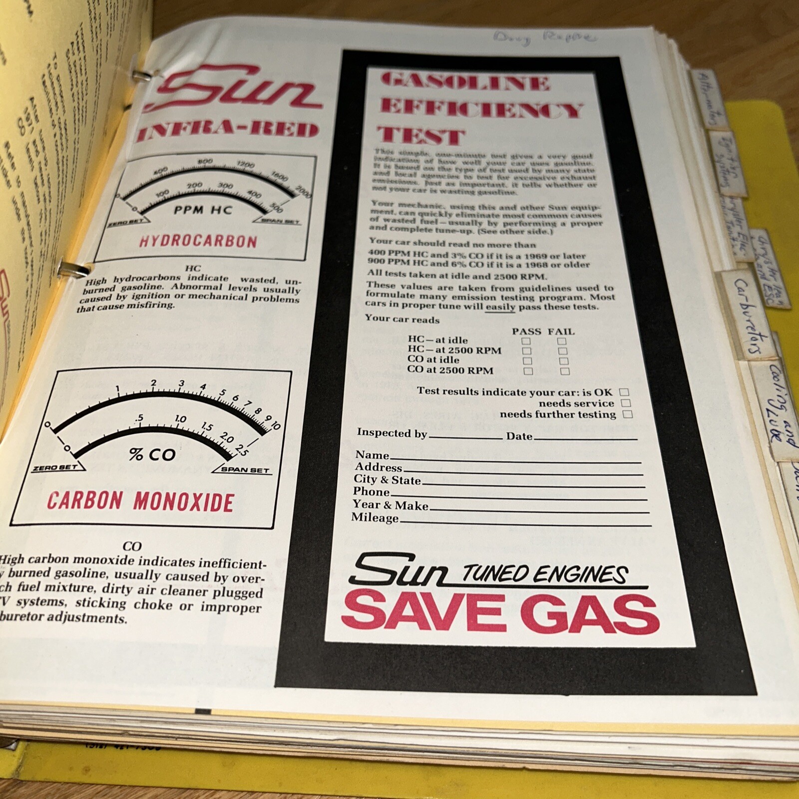 1980 LANE TECH, AUTO SHOP Massive Project Book (7 lbs) CLASS NOTES / BROCHURES