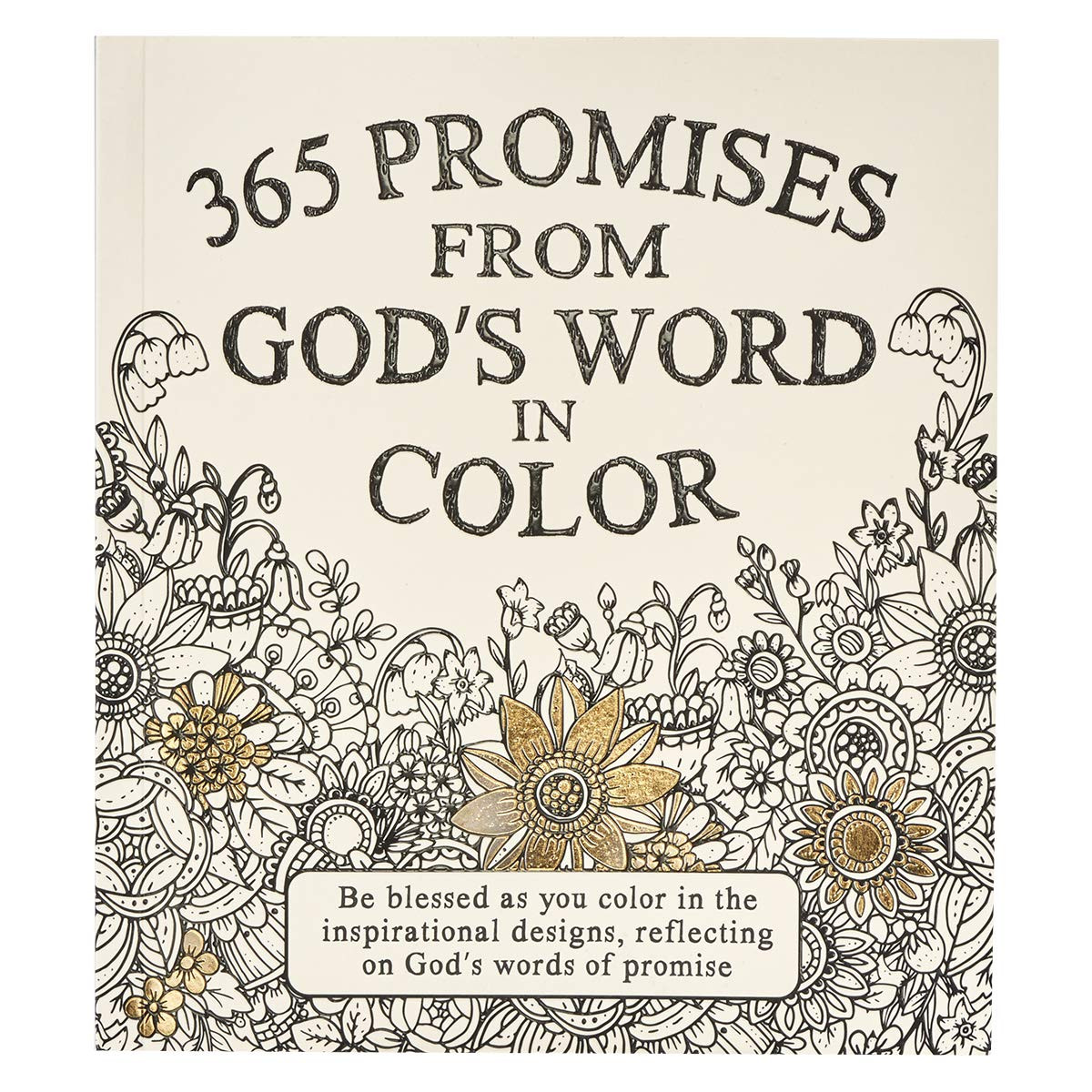 365 Promises from God’S Word in Color: Scripture and Coloring Pages, Compact Pur
