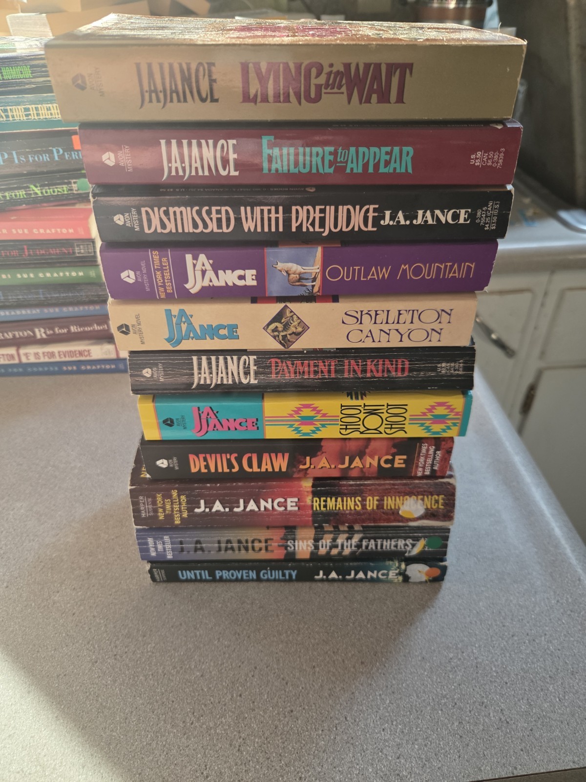 J. A. Jance Lot Of 11 Books Paperback Mystery Suspense