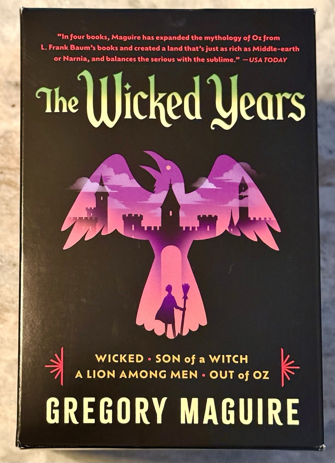 The WICKED Years: Son of a Witch, Out of Oz, A Lion Among Men & Wicked BookSet.