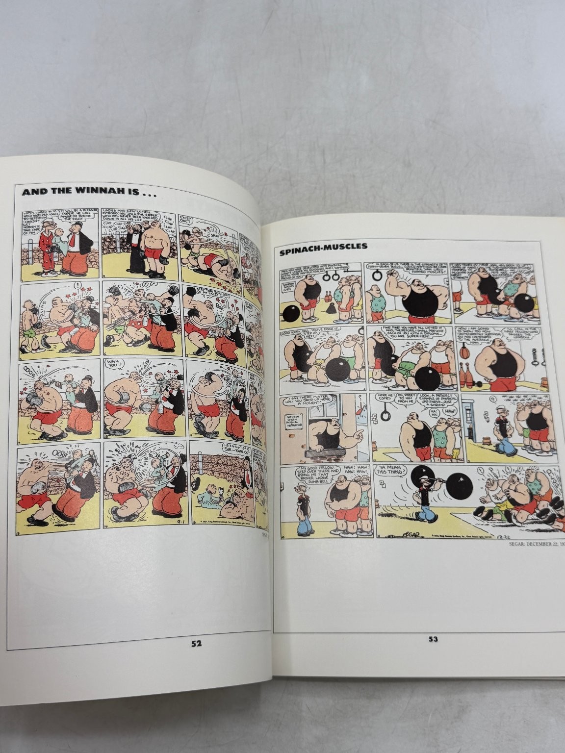 Popeye The First Fifty Years Bud Sagendorf 1979 First Printing Workman Comics