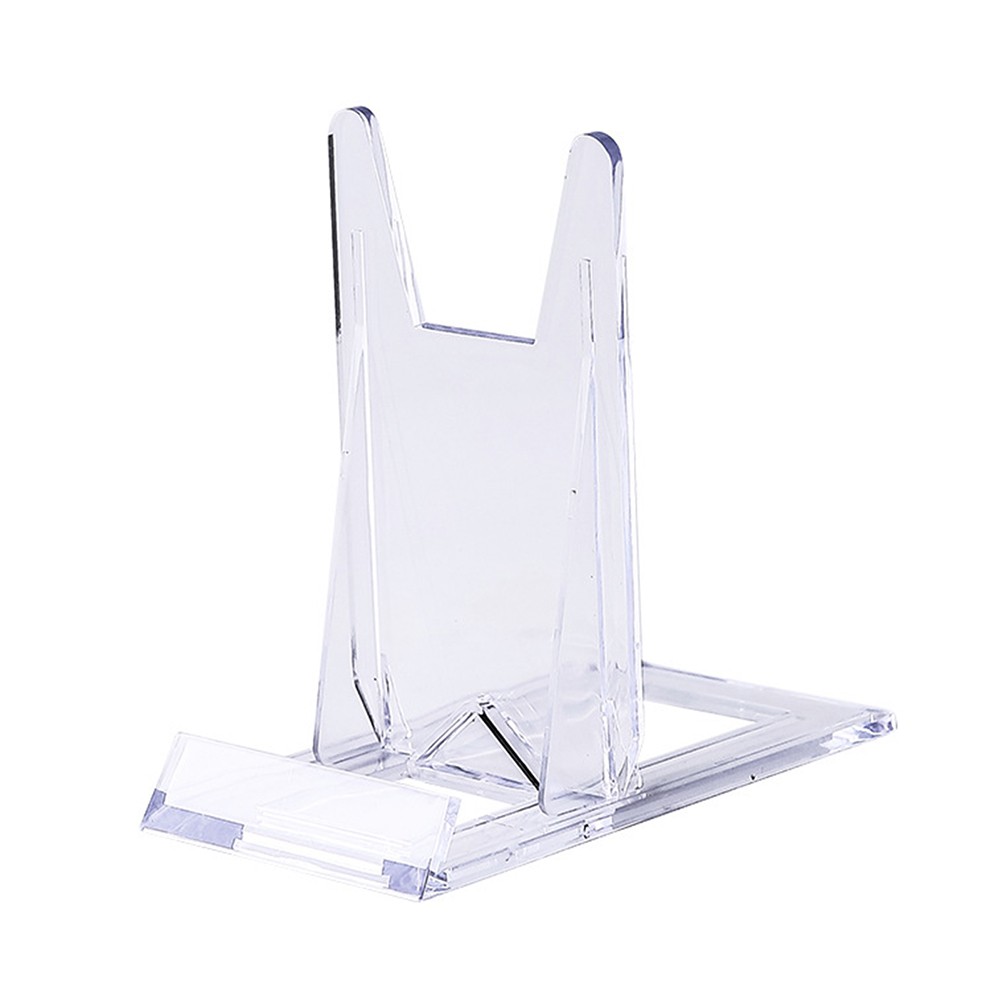 2-20PCS Clear Acrylic Stand Easel for Sports Trading Cards,Photos,Plates,Phones