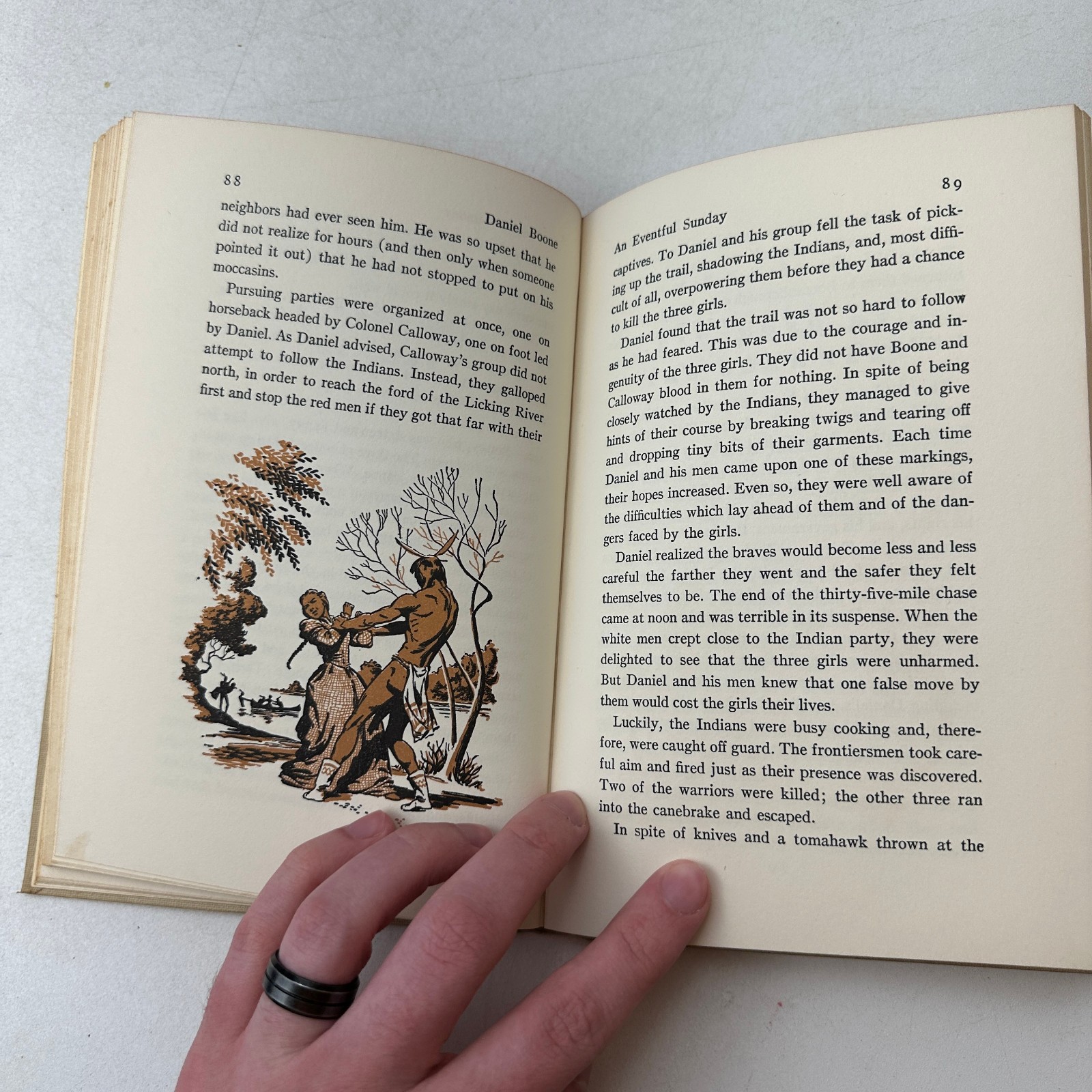 Daniel Boone Opening of the Wilderness John Mason Brown Lee J Ames HC 1952