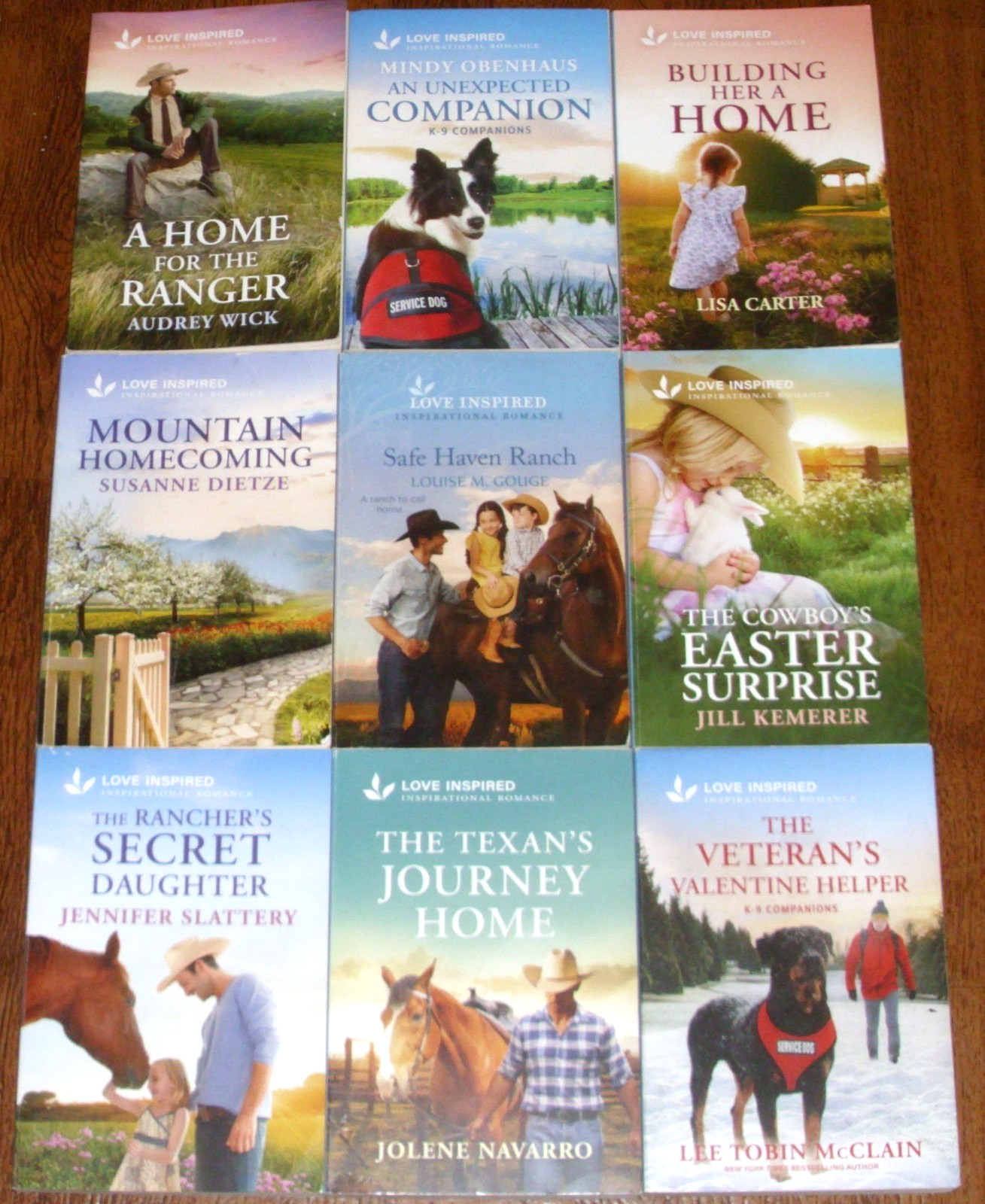 Lot of 9 Love Inspired Romance Novels PBs *FreeShipping!