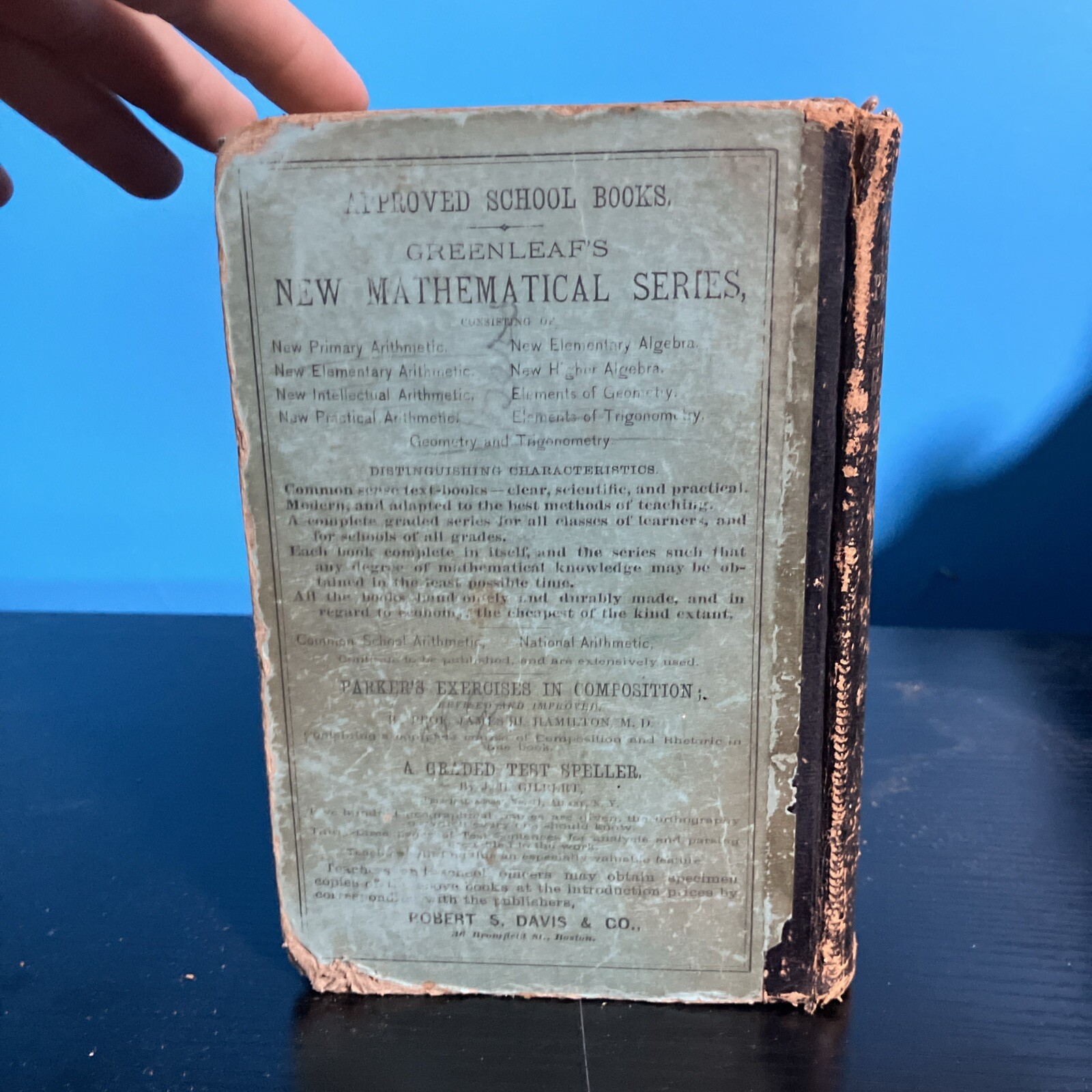Rays New Practical Arithmetic – By Joseph Ray – (1877) – Good Condition