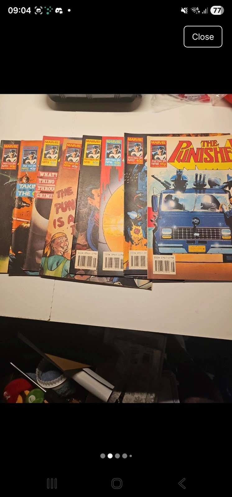 Marvel Punisher Comics Bundle 1980s