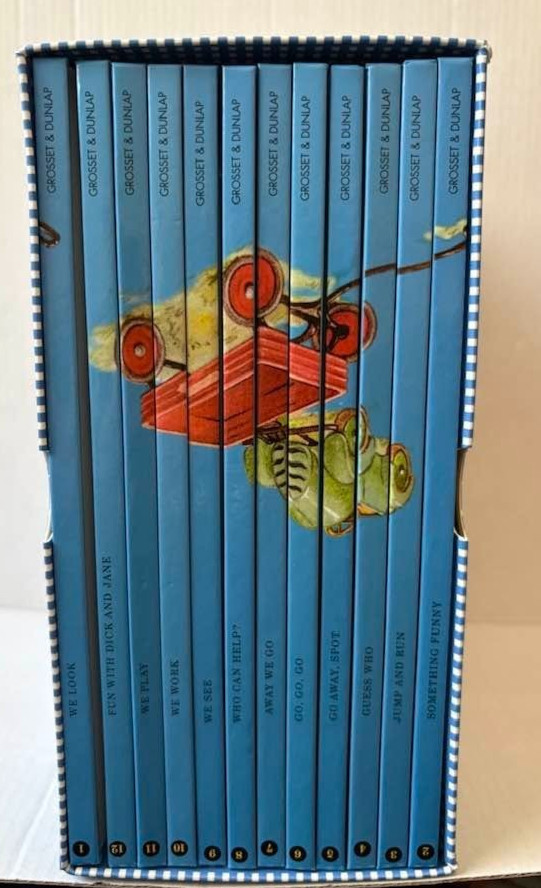 DICK AND JANE 12 Book Reading Collection Set Homeschool Ages 4-8