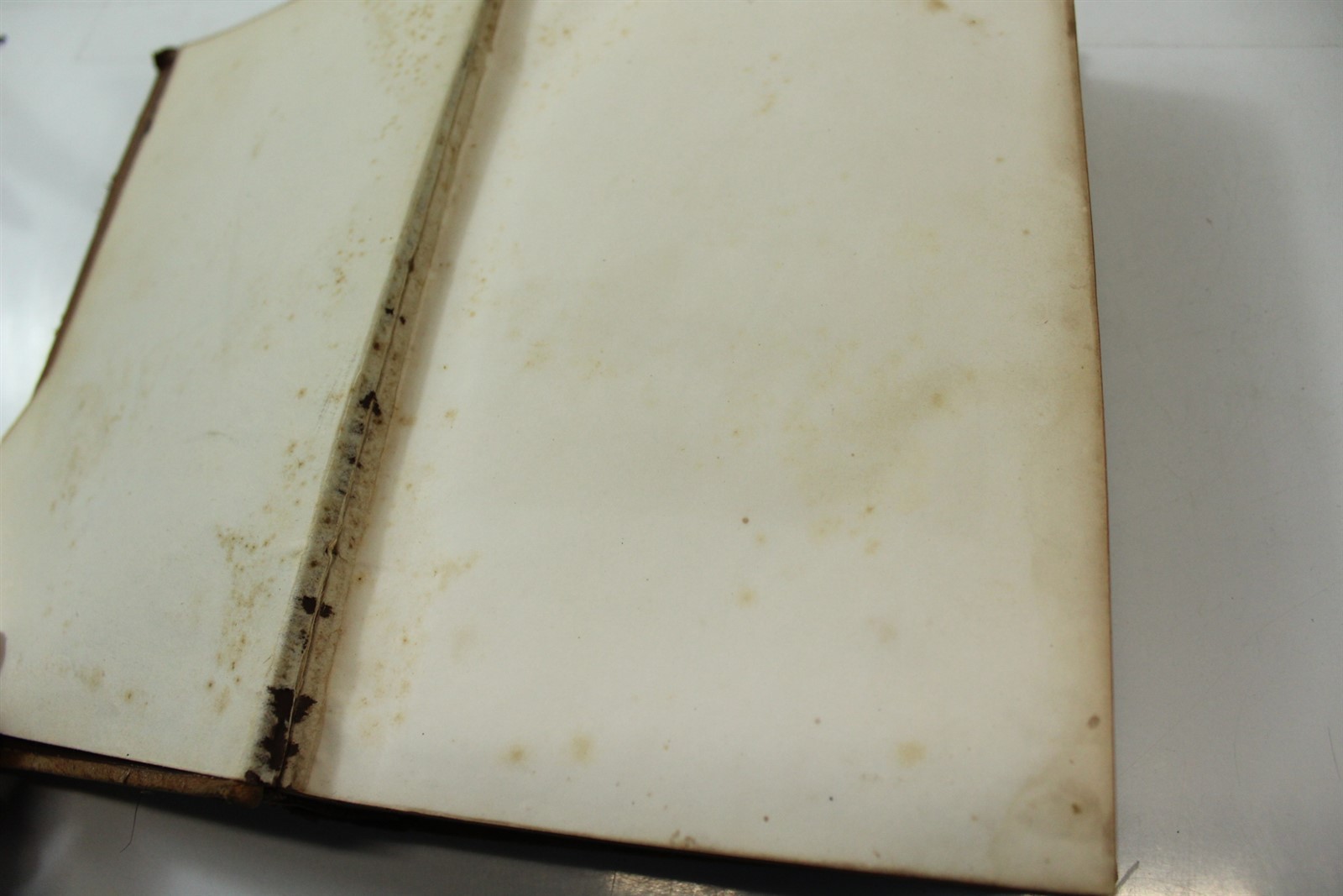 Antique 1860 Hardcover Book Religious Denominations Leather Cover 528 Pages