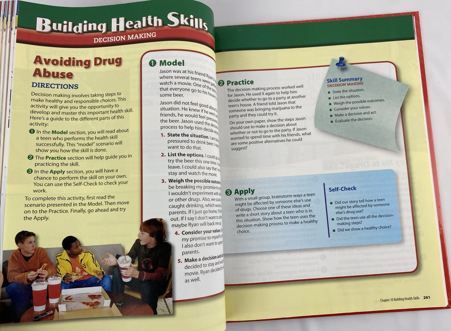 Teen Health Course 1 Student Edition Hardcover Textbook Homeschool Grades 6-8