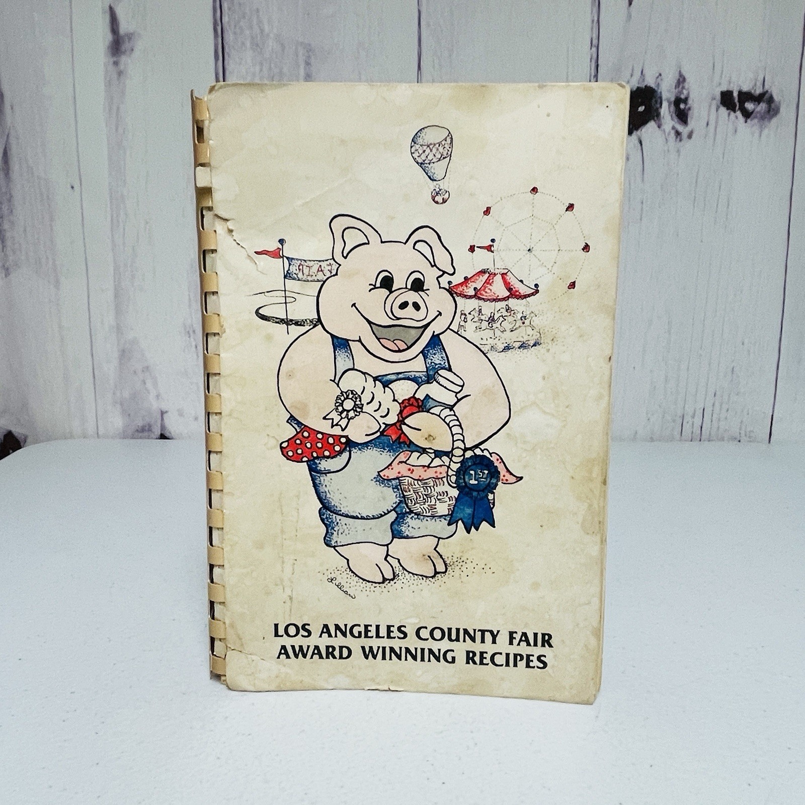 Vintage 1984 Cookbook Los Angeles County Fair Award Winning Recipes 220 Pages