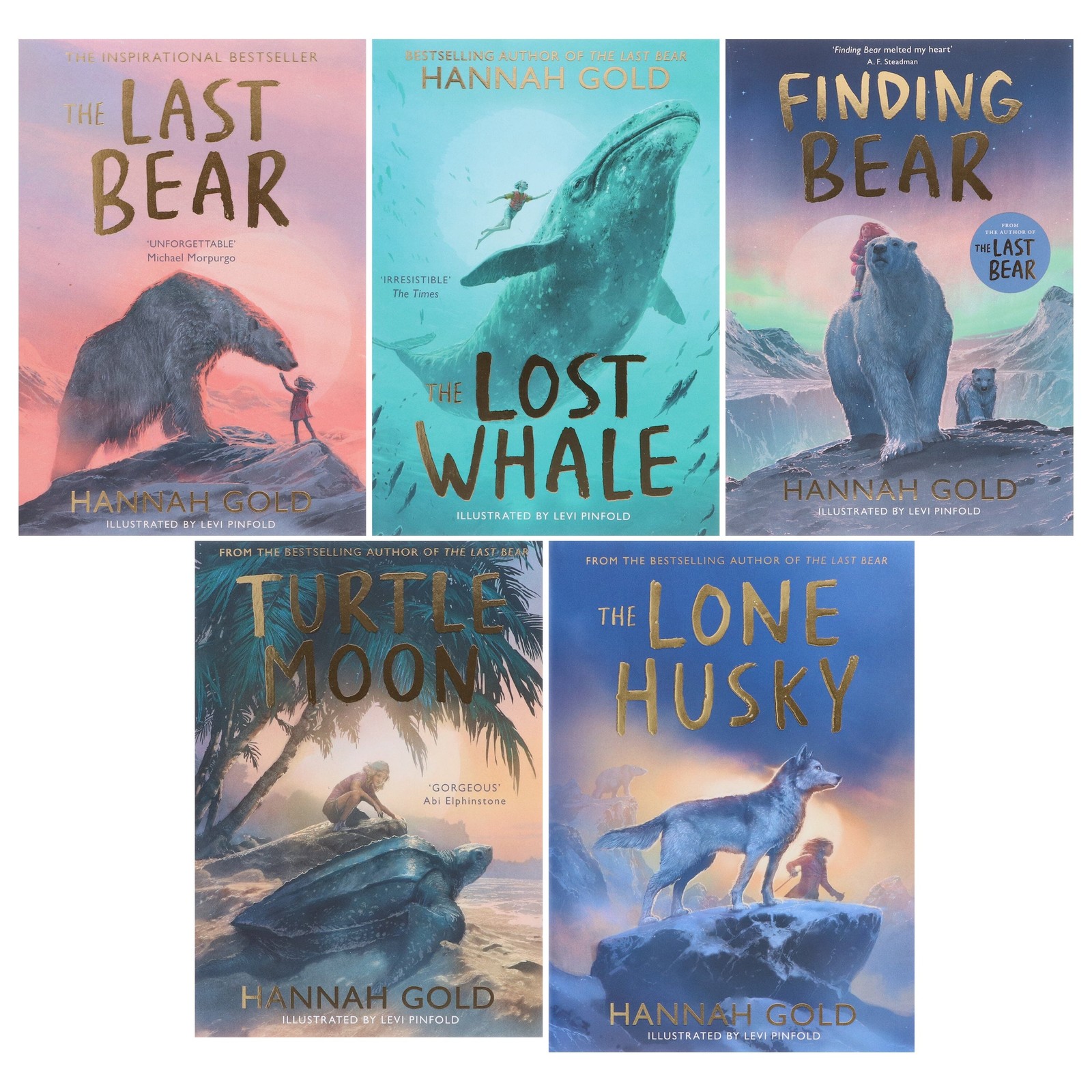 Hannah Gold Colllection Illustrated 5 Books Set – Ages 8+ – Paperback/Hardback