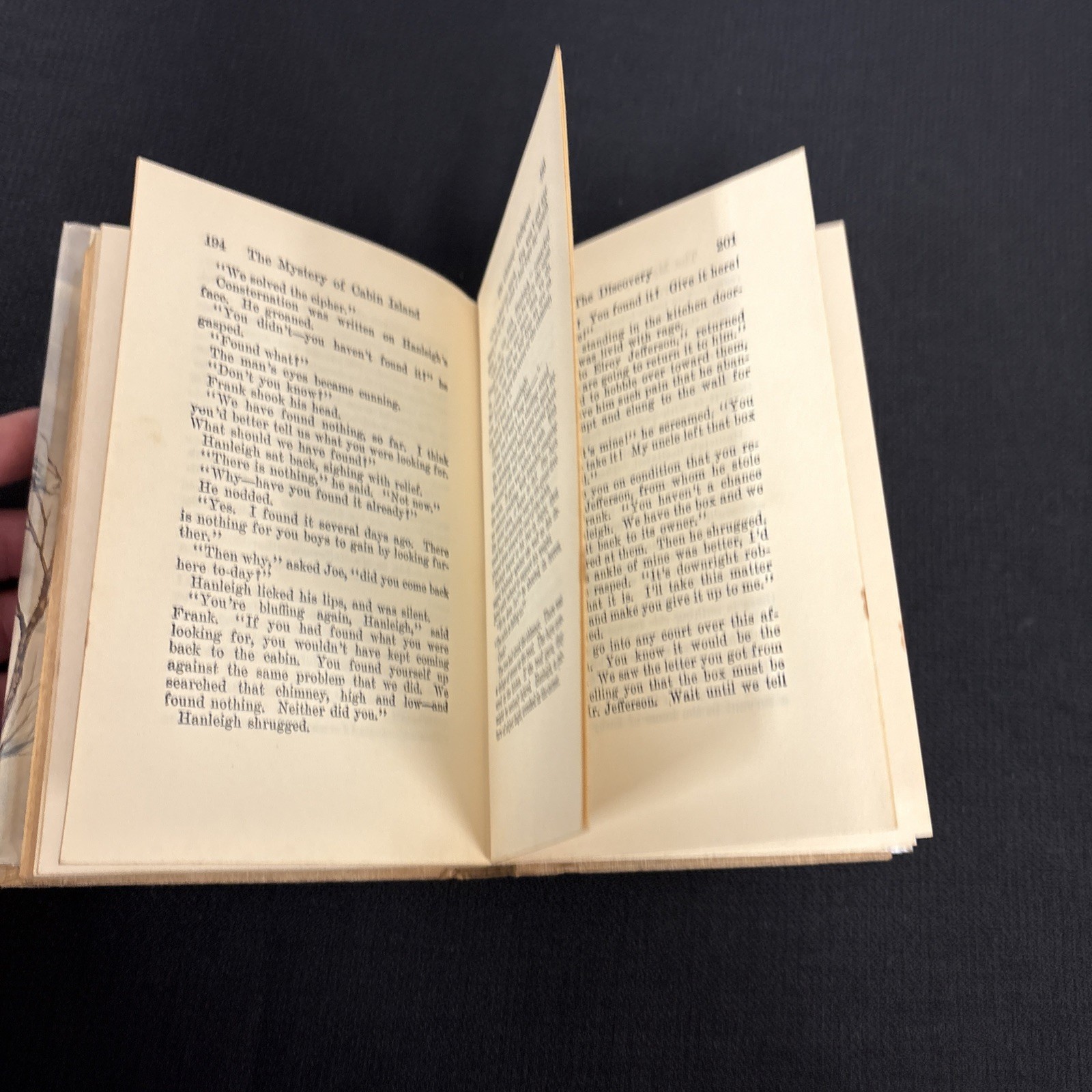 The Hardy Boys the Mystery of Cabin Island Hardcover Dust Jacket 214 Pages 1961
