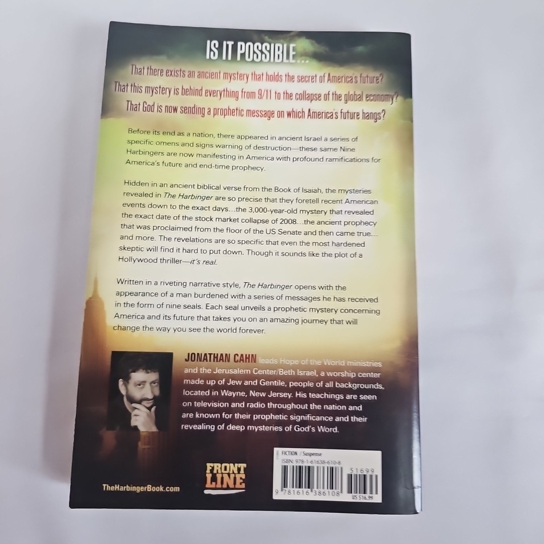 Jonathan Cahn The Harbinger & The Harbinger II Set Paperbacks – Fast Shipping