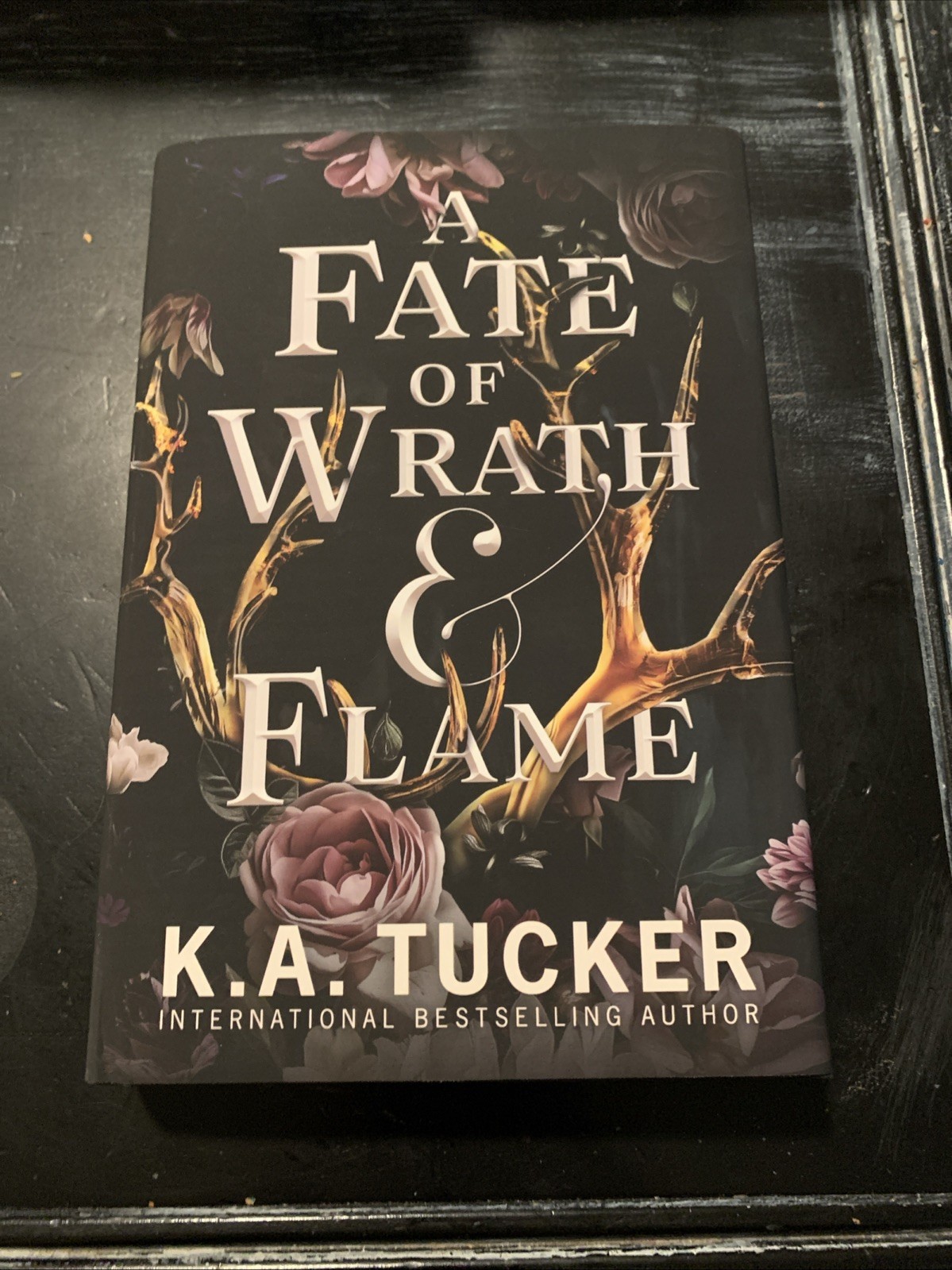 Fate of Wrath and Flame by K. A. Tucker (2023, Hardcover) Hand Signed