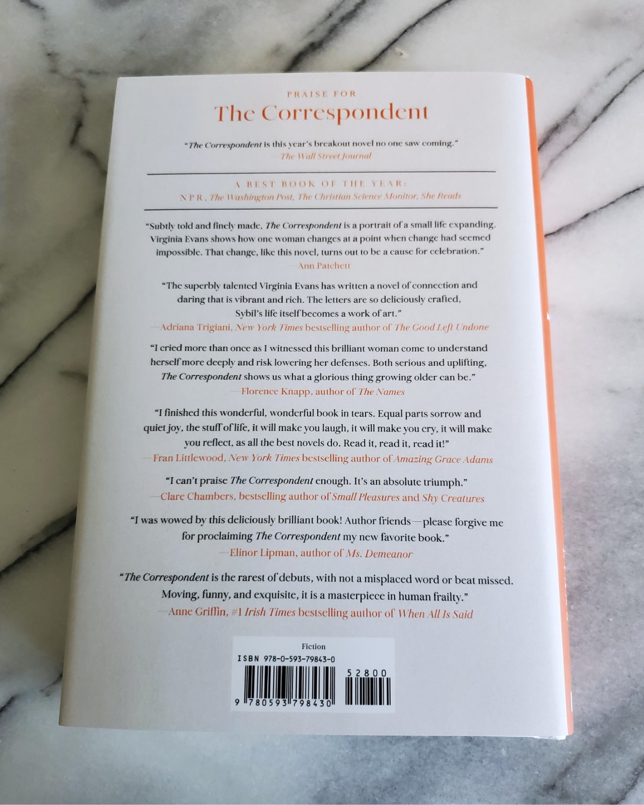 *Signed Title Page THE CORRESPONDENT Virginia Evans 2025 HC/DJ 20th Printing NEW