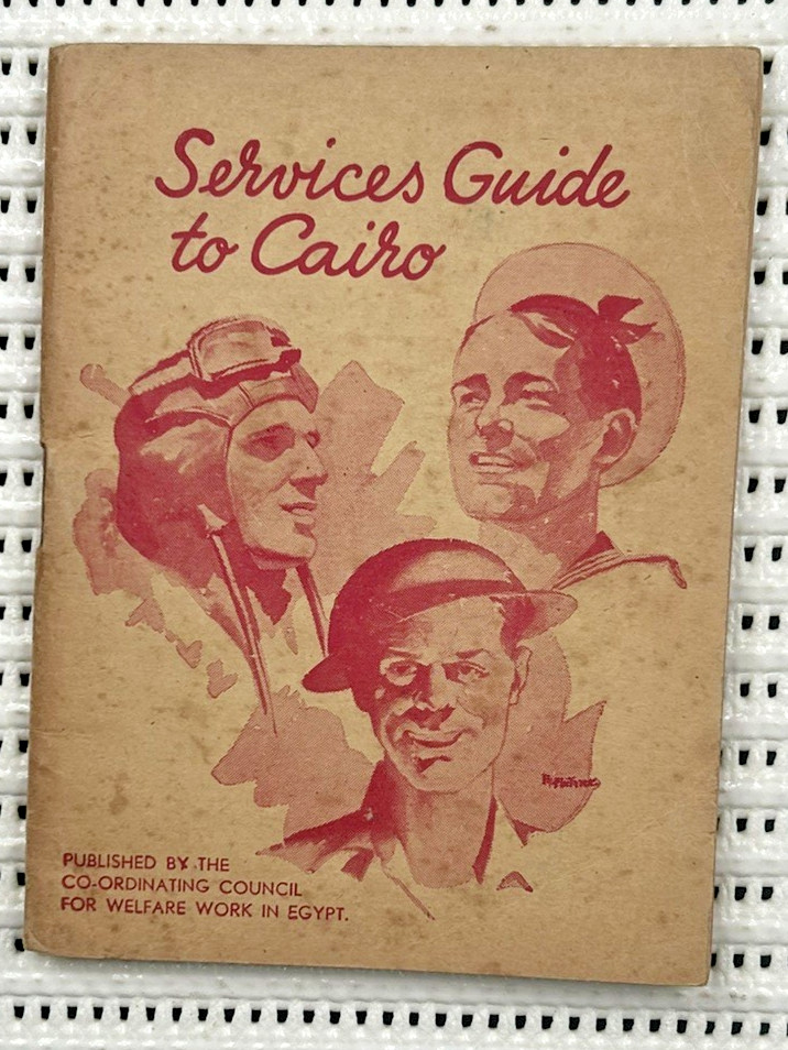 World War II Services Guide To Cairo British Military Softcover Illustrated 38pg