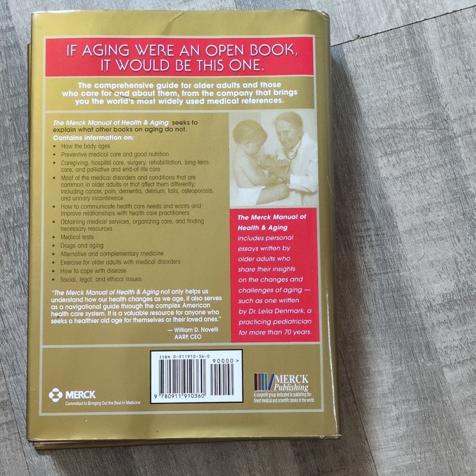 Merck Manual of Health and Aging by Mark H. Beers (2004, Hardcover)